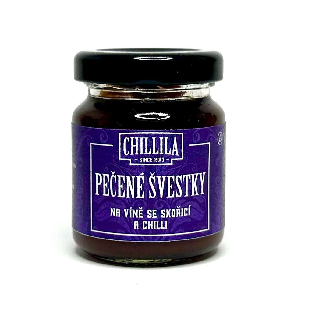 Baked Plums in Red Wine with Cinnamon and Chili 60 ml