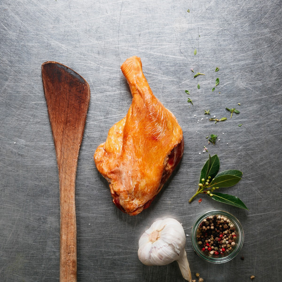 Smoked cooked duck leg - 400g