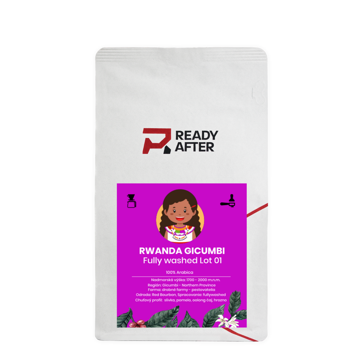 Rwanda Gicumbi Fully washed LOT 01 - 100% Arabica Coffee Packaging: 500g