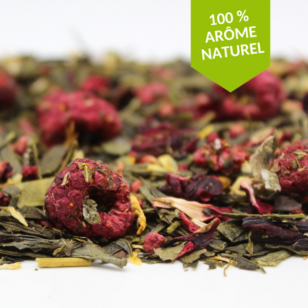 Green Tea Raspberry Candy Style Cuberdon