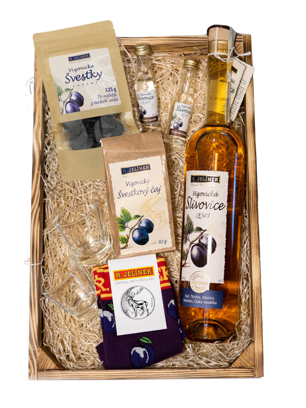 Gift Box with Vizovice Plum Brandy 2013
