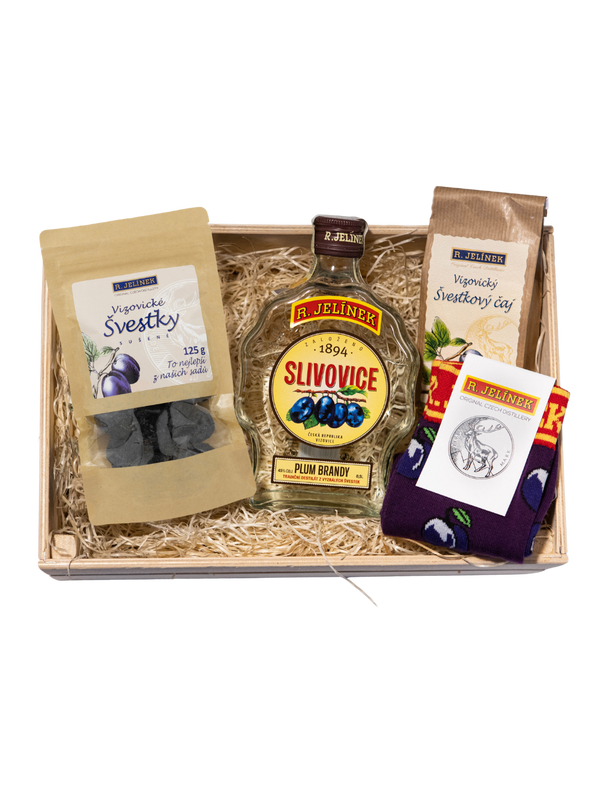 Box with R. JELÍNEK Plum Brandy