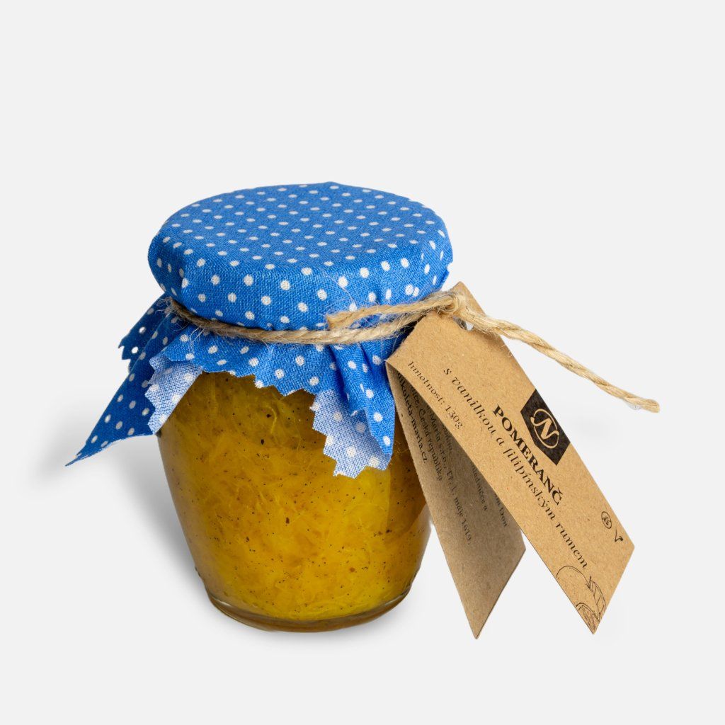 Pomeranč s vanilkou a filipínským rumem 130 g / 250 g