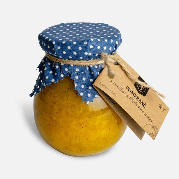Pomeranč s vanilkou a filipínským rumem 130 g / 250 g