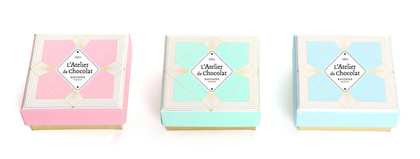 Box of 4 Mini Praline Chocolate Rocks