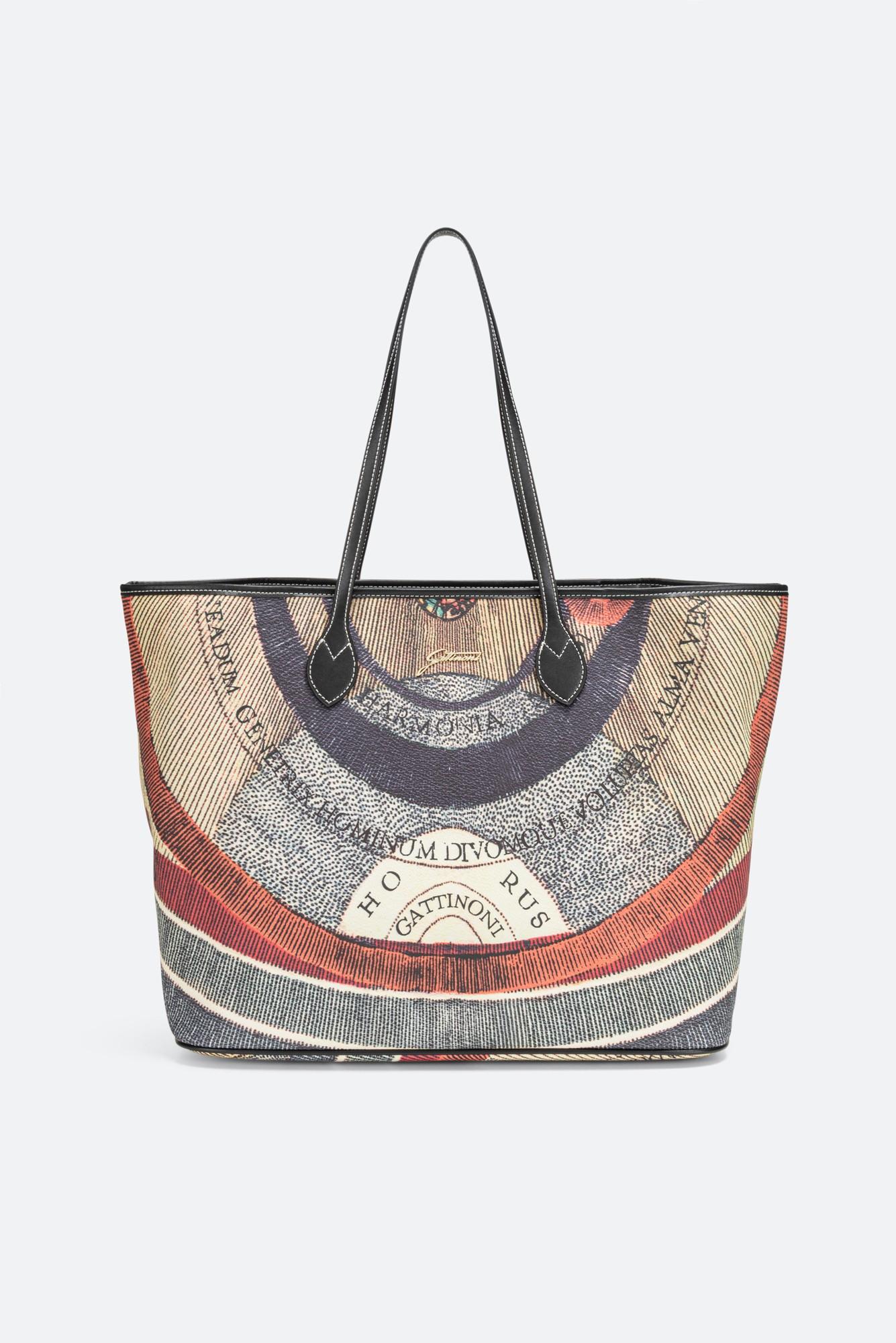 Large Shopping Bag Planetarium Classic Black Details