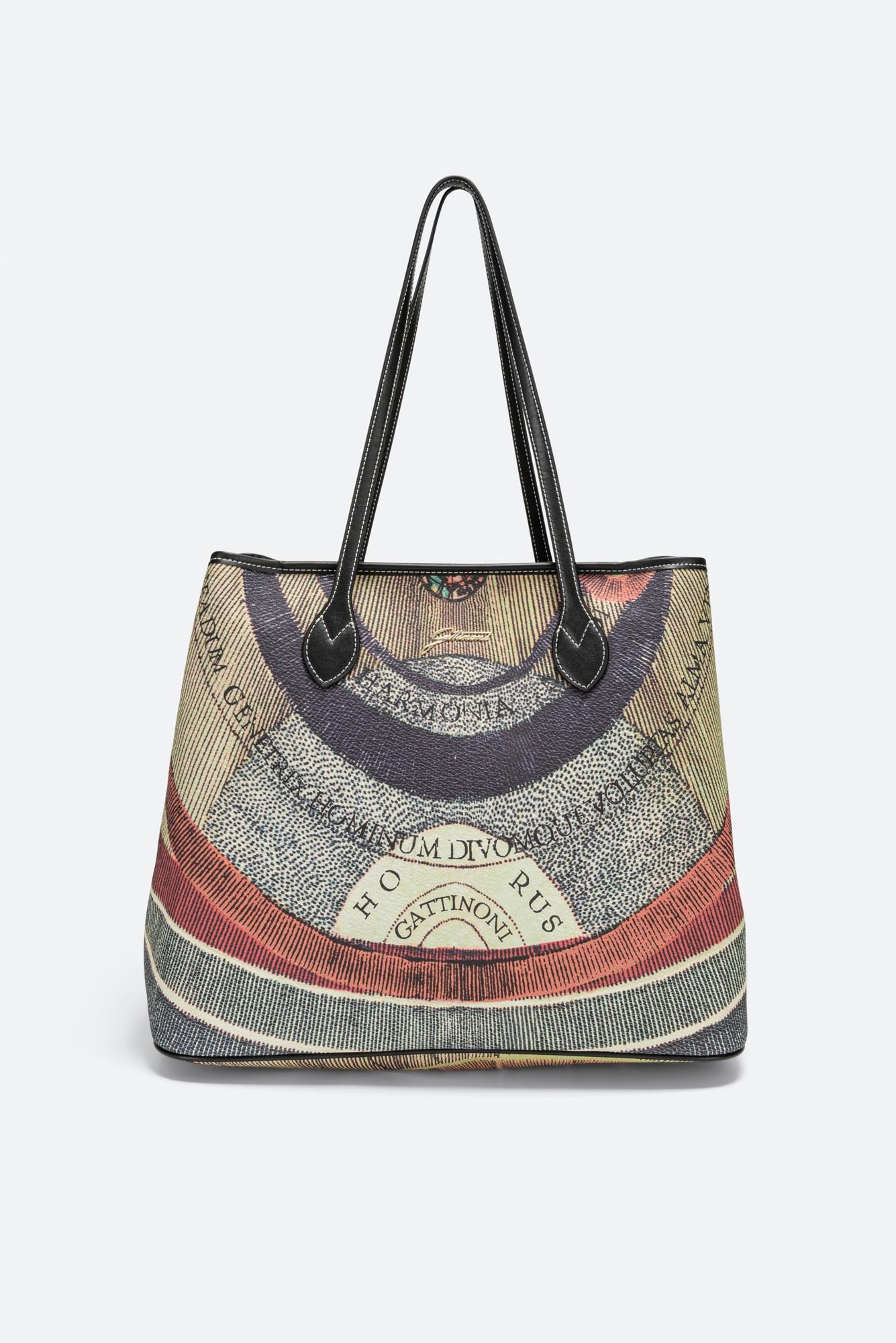 Large Shopping Bag Planetarium Classic Black Details