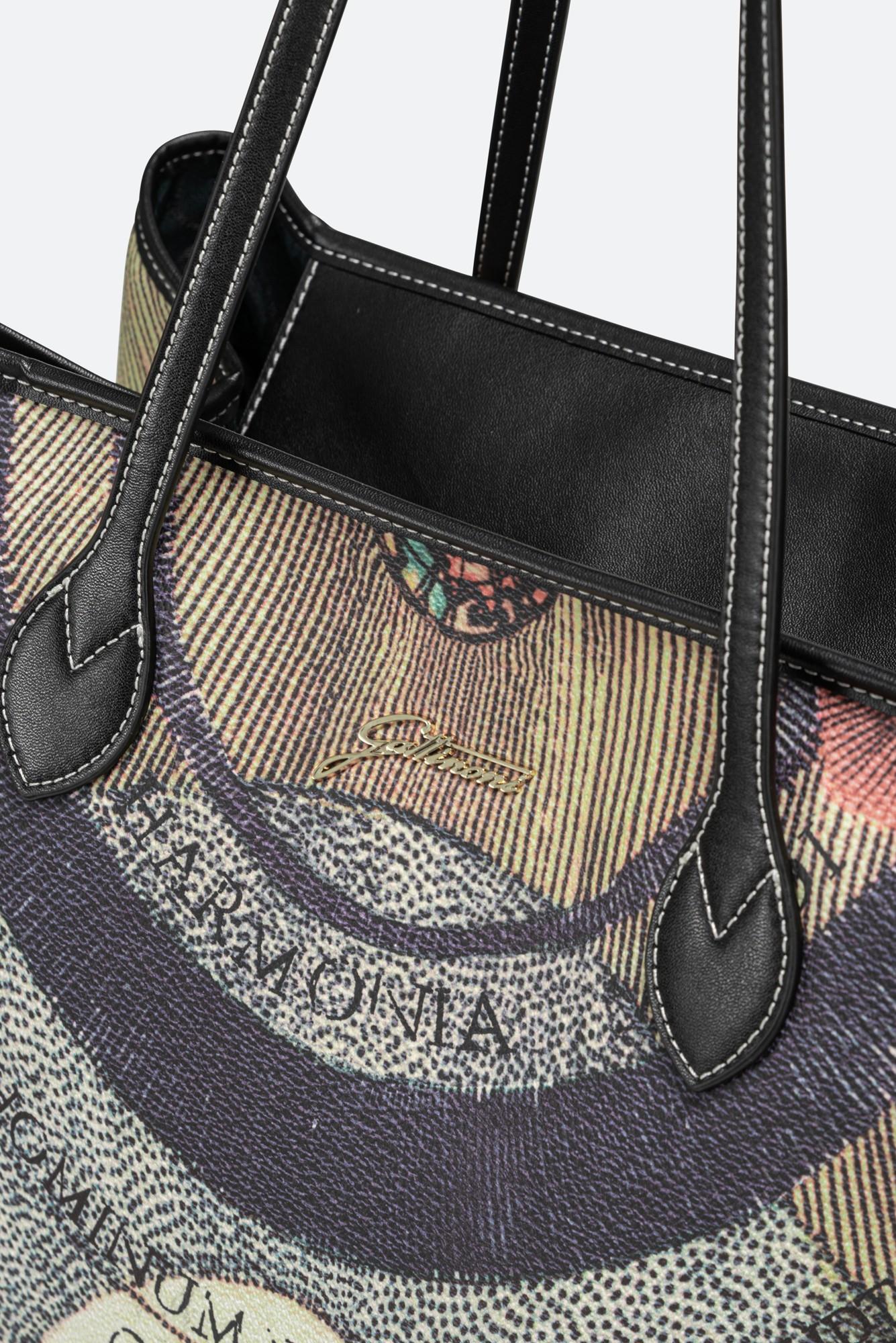 Large Shopping Bag Planetarium Classic Black Details