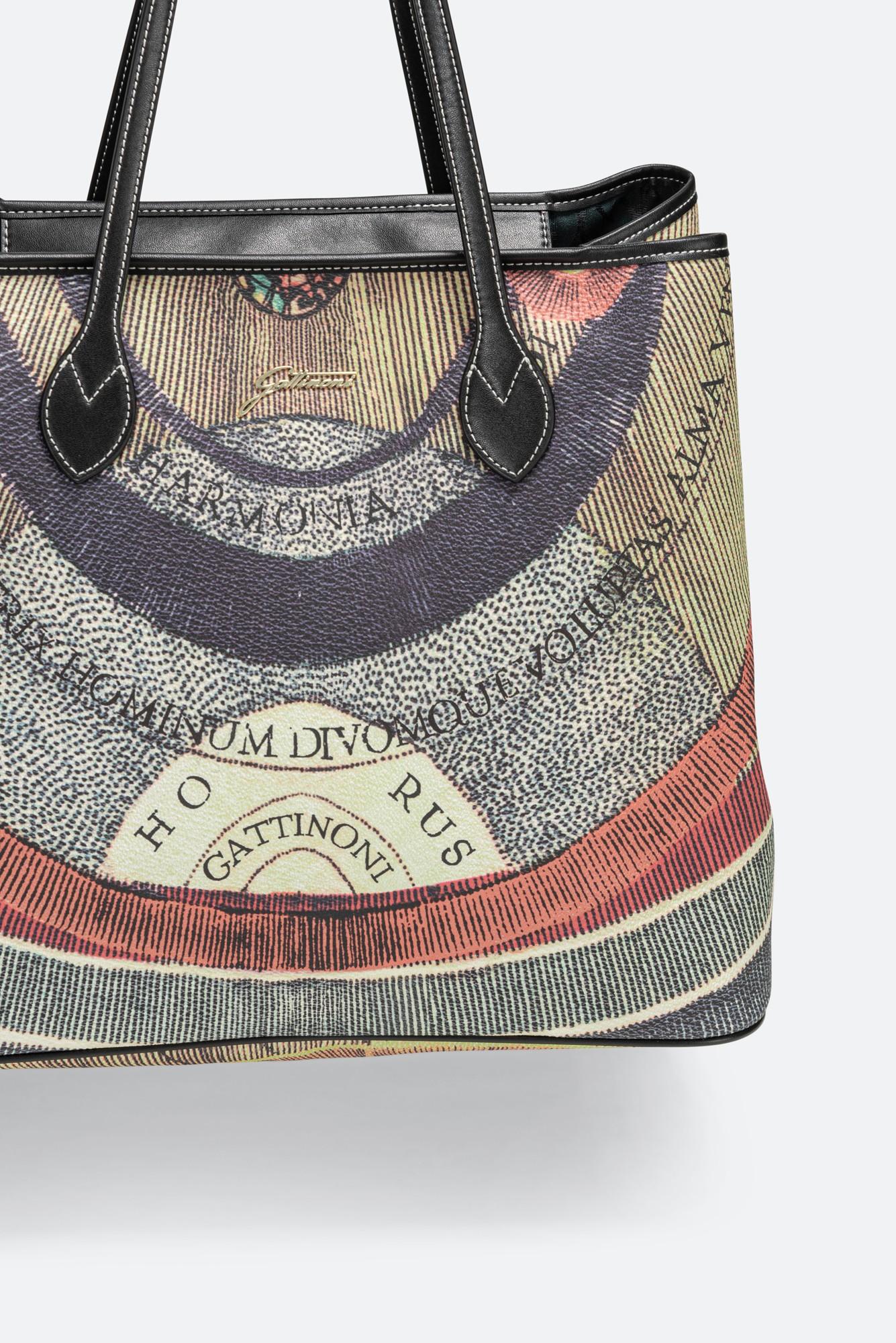 Large Shopping Bag Planetarium Classic Black Details