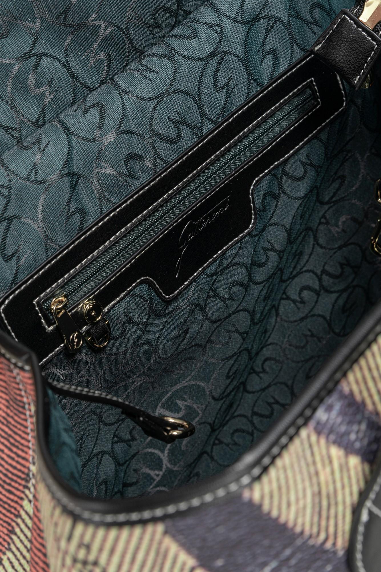 Large Shopping Bag Planetarium Classic Black Details