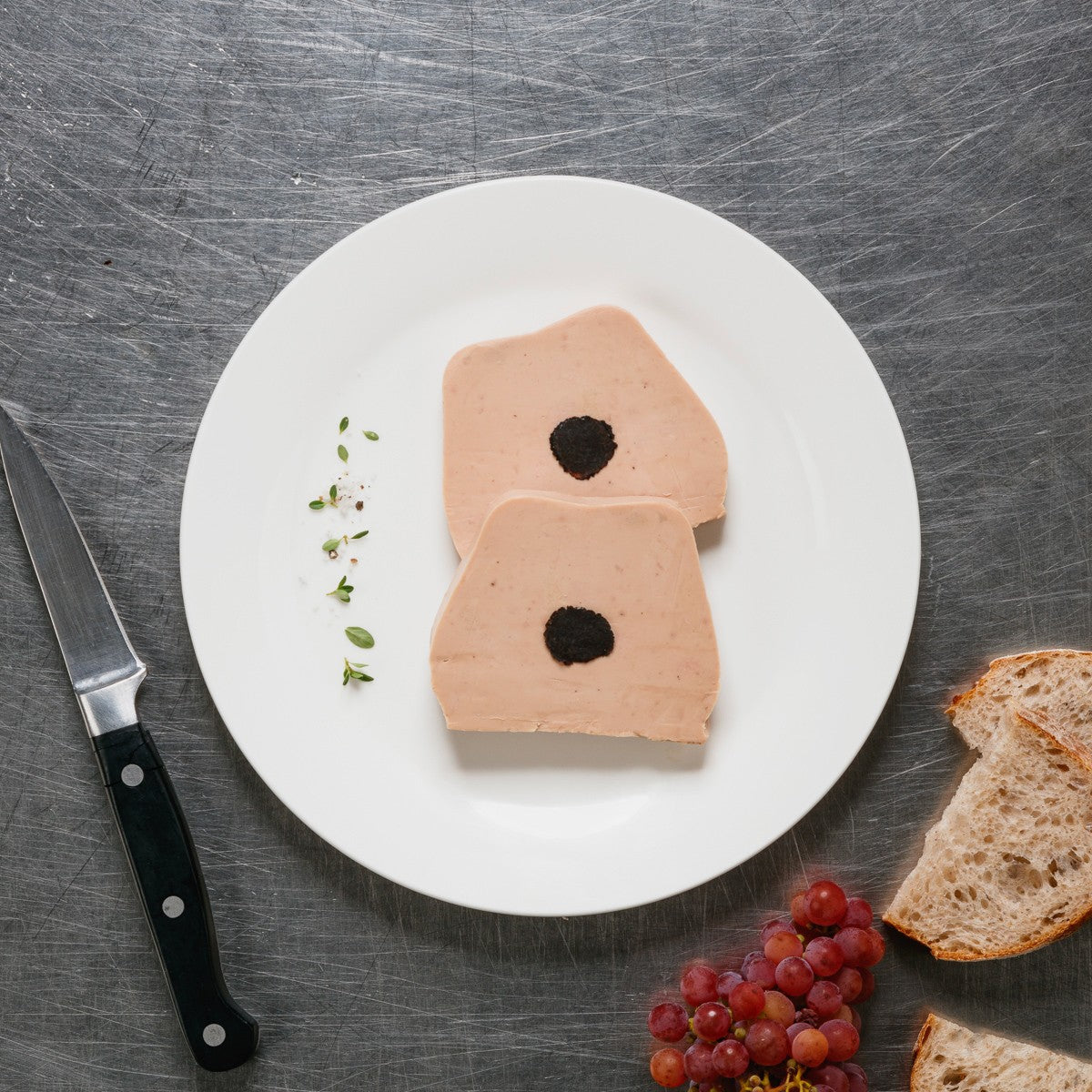 Truffled goose foie gras 3% 2 slices - 120g