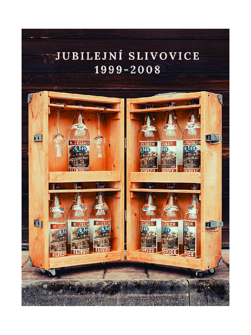 Edition of Jubilee Plum Brandies in an Oak Case