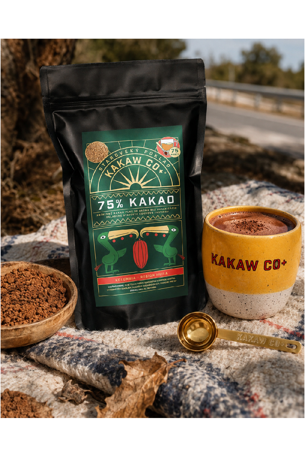 Kakaový prášok 75% Kolumbia Huila Hmotnosť: 750g