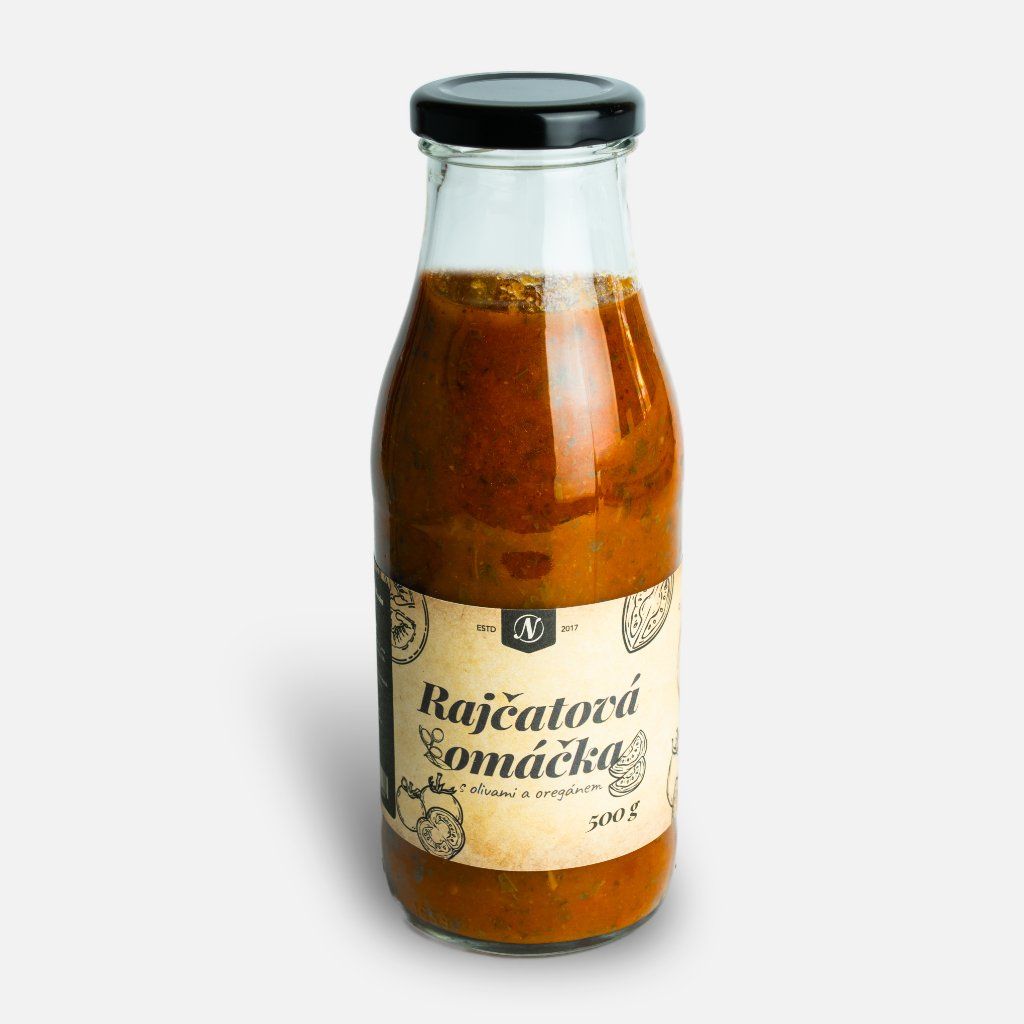 Tomato sauce with olives and oregano 500 g