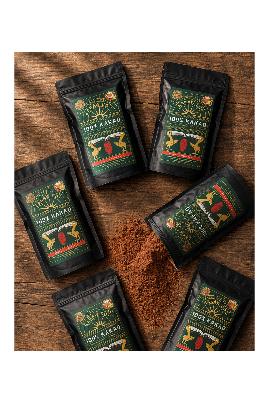 Cocoa Powder 100% Colombia Huila Weight: 250 g