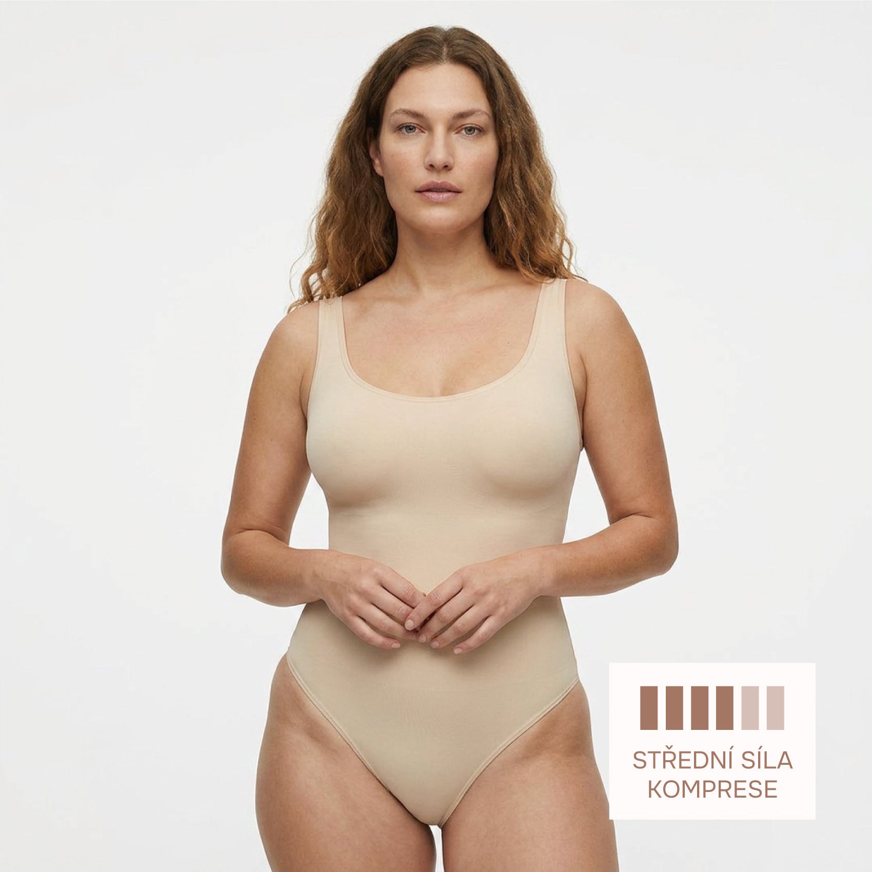 Shaping Bodysuit with Straps, NUDE size other: XS/S