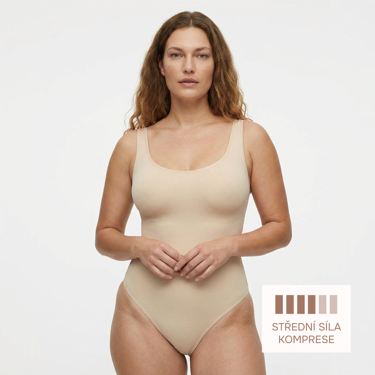Shaping Bodysuit with Straps, NUDE 3XL/4XL