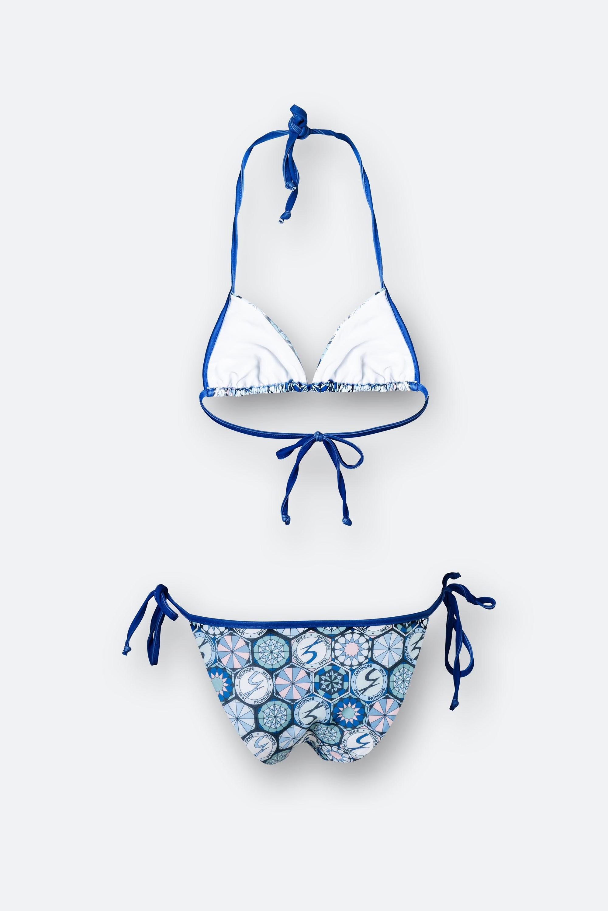 Bikini a triangolo stampa Teodosia Gattinoni