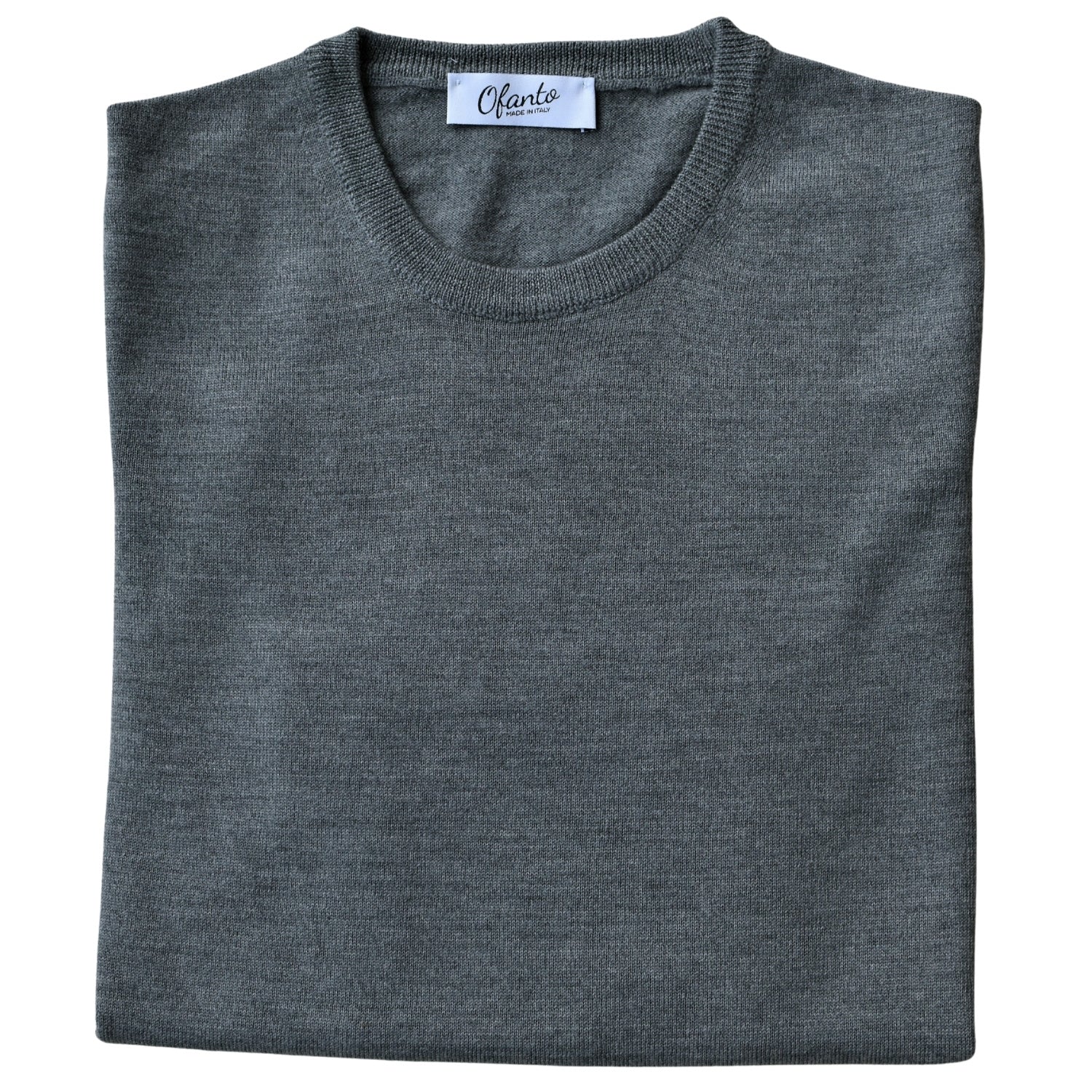 100% Merino talijanski pulover - Sivi