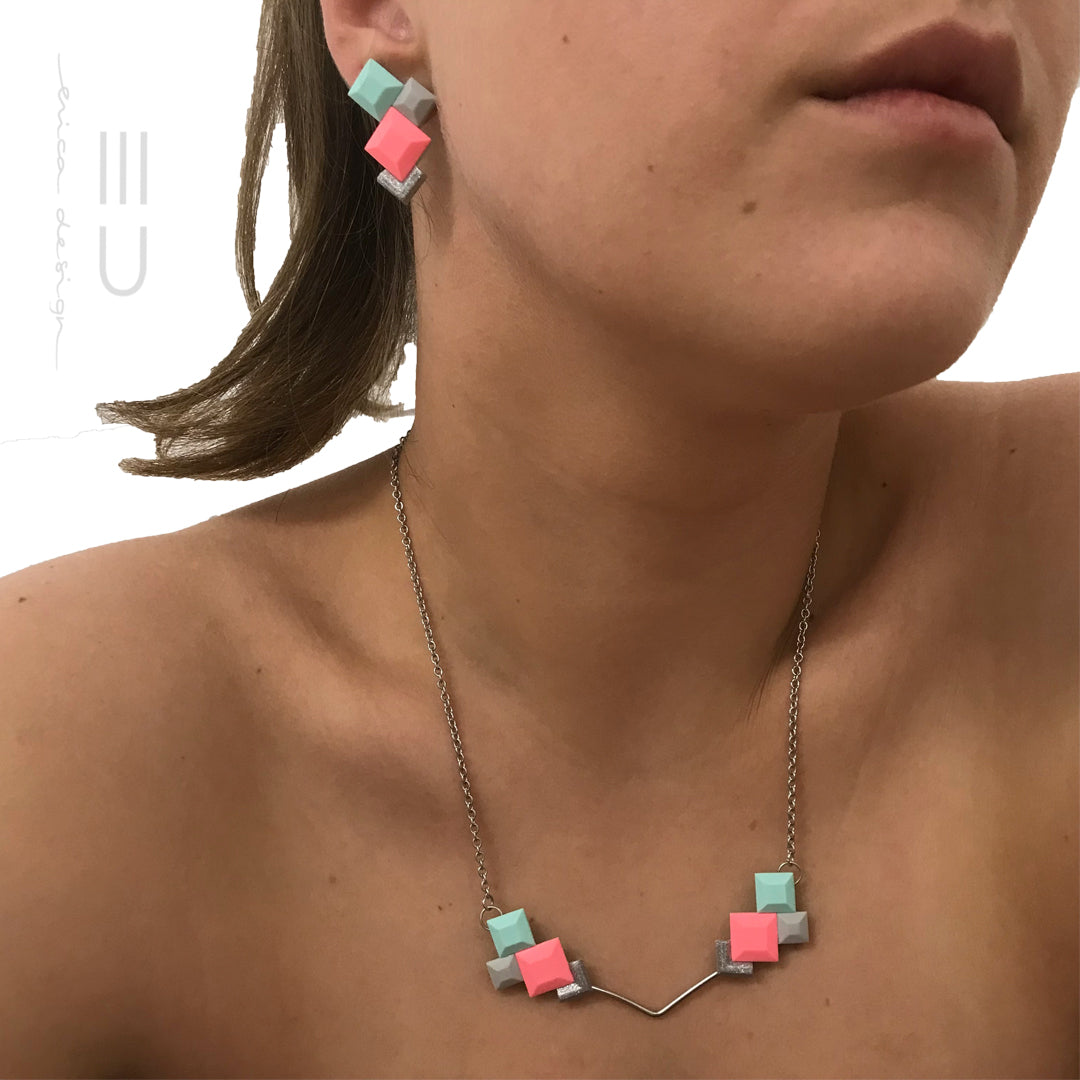 EXPANSION | gray - mint - coral - silver