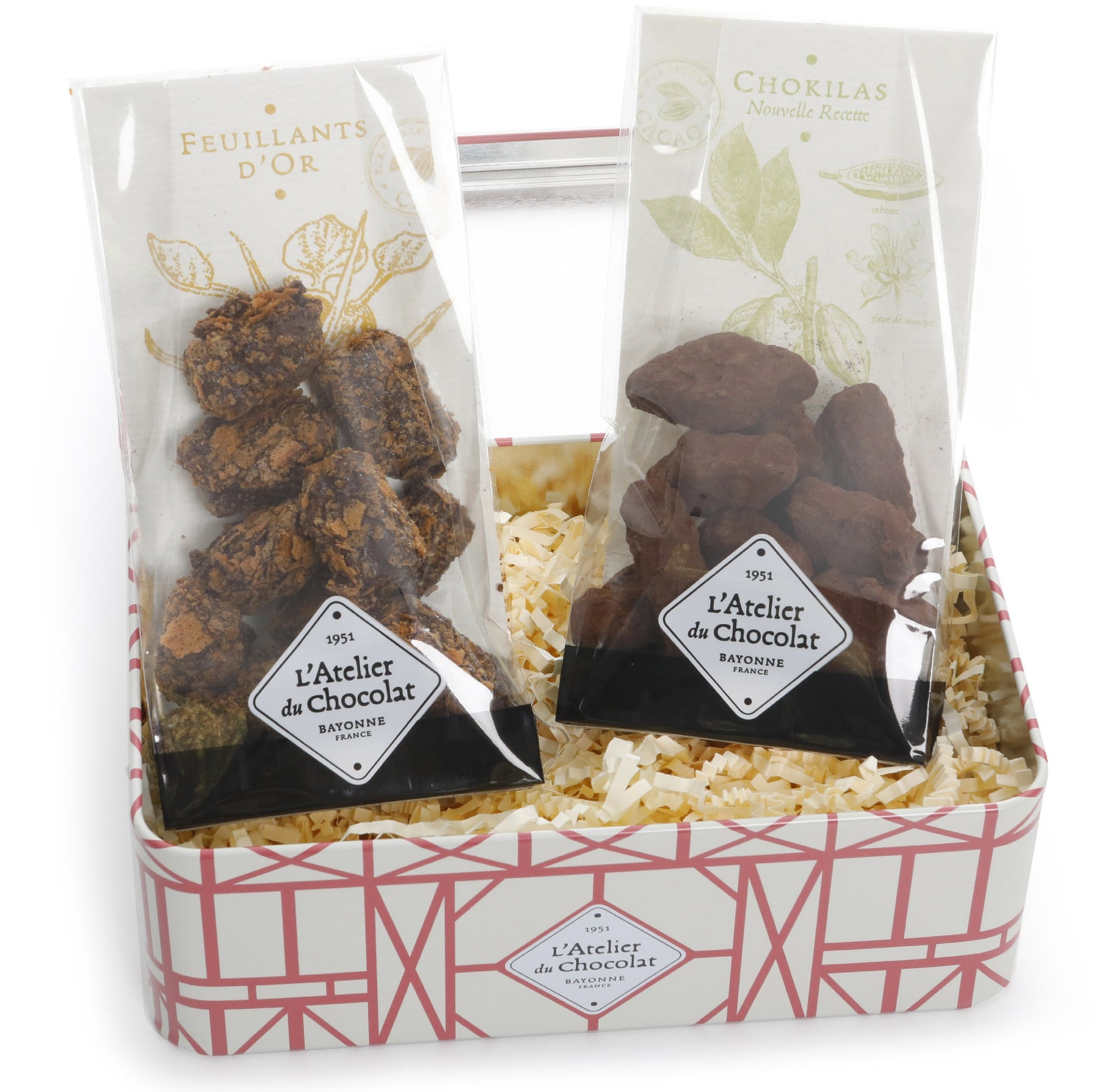 Caja de Metal de Bayona Especialidades de Chocolate