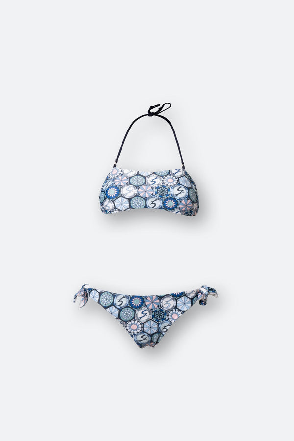 Bikini a fascia con stampa Teodosia Gattinoni