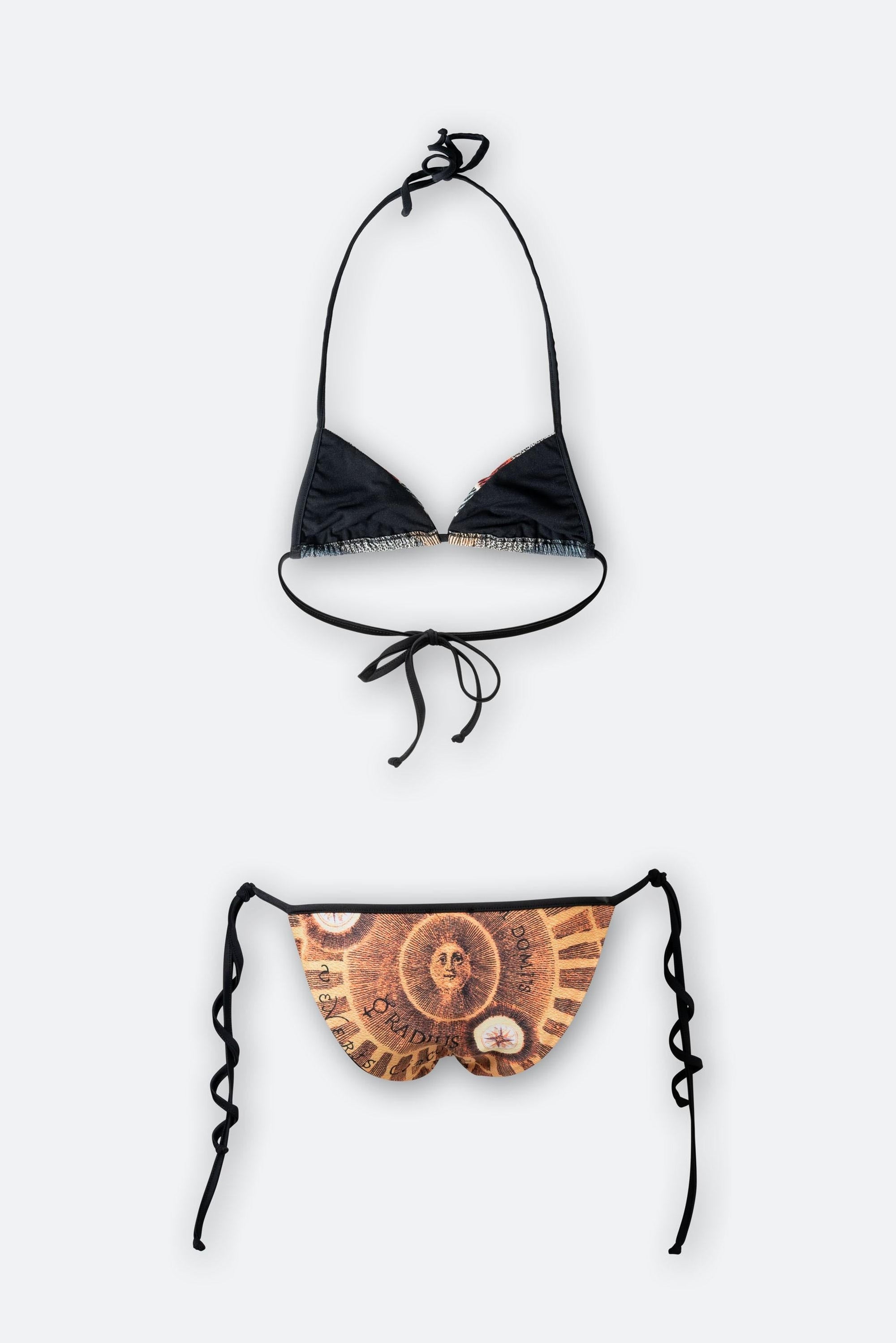 Bikini Triangle Imprimé Planetarium par Gattinoni