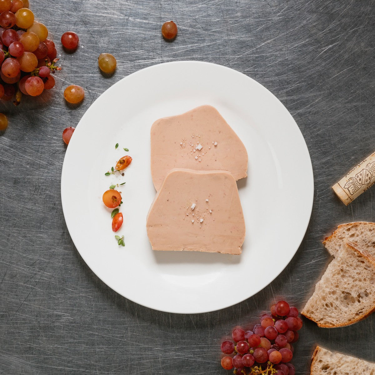 Goose foie gras with Gewurztraminer Late Harvest 2 slices - 120g