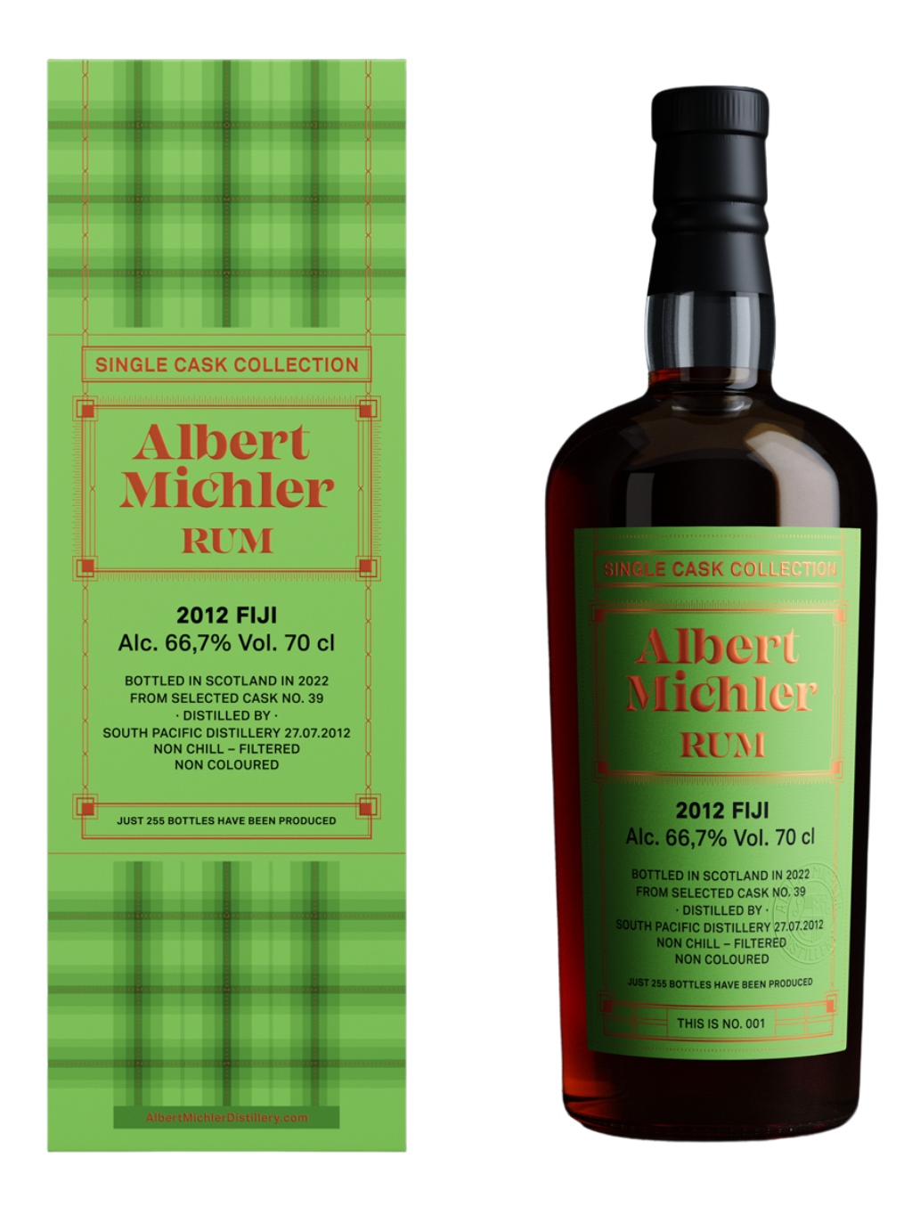 Albert Michler Single Cask Fiji 2012 66.7% 0.7l
