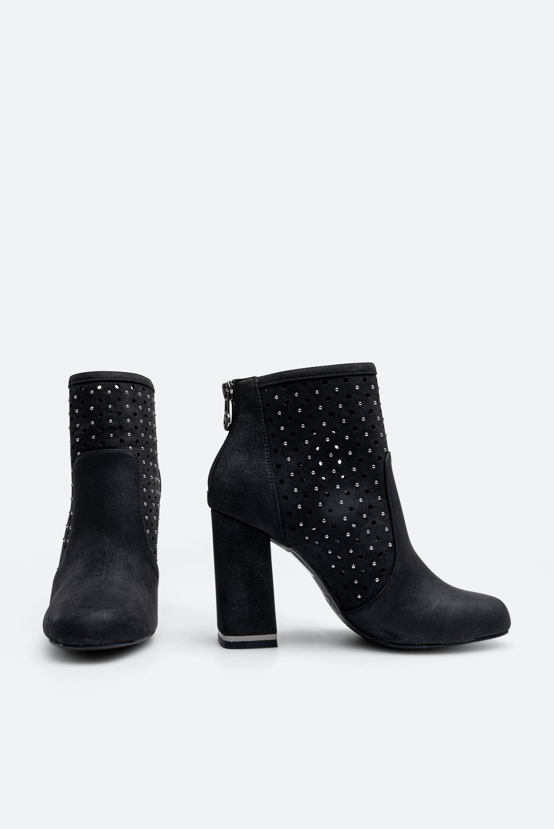 Black suede ankle boot Gattinoni