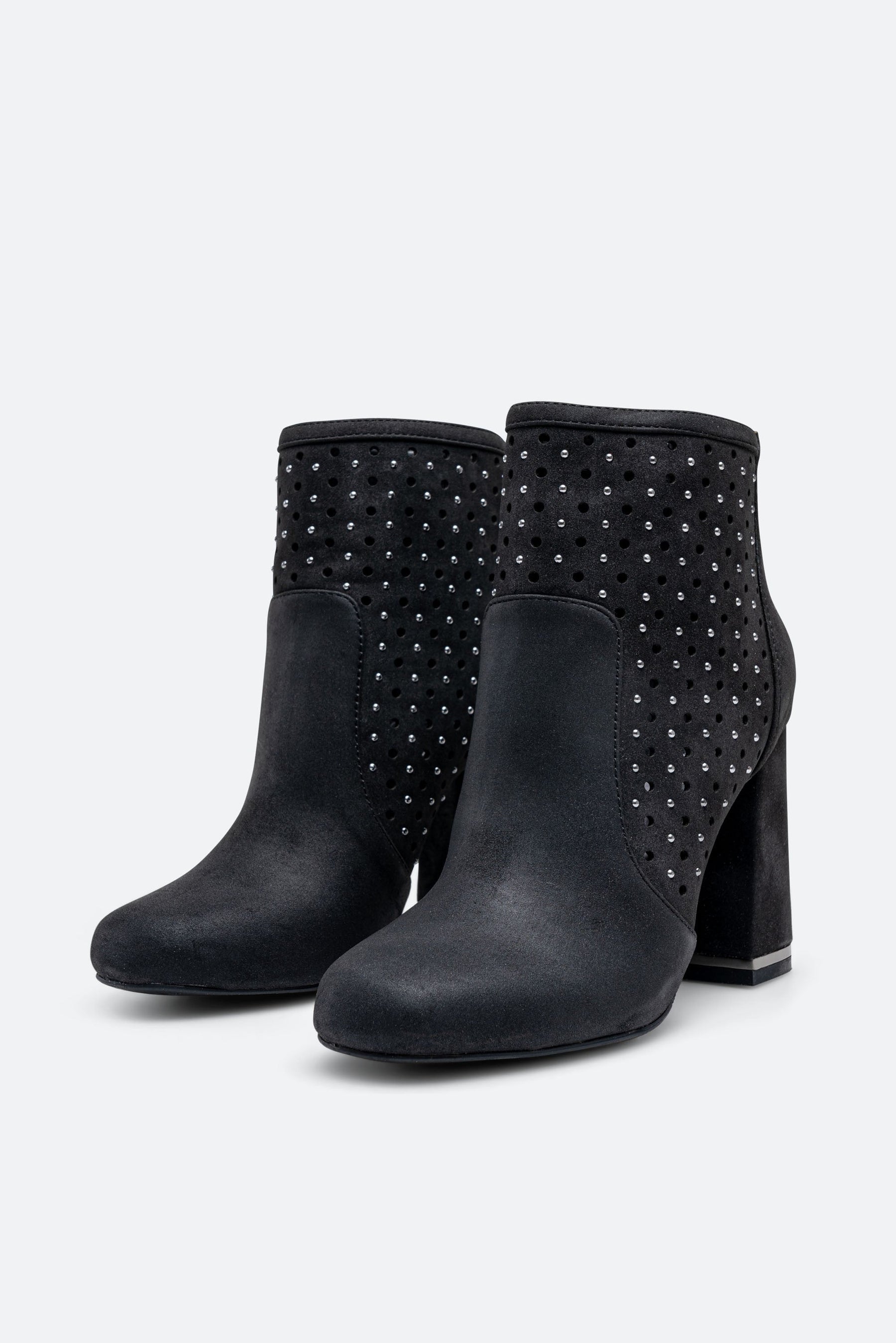Black suede ankle boot Gattinoni