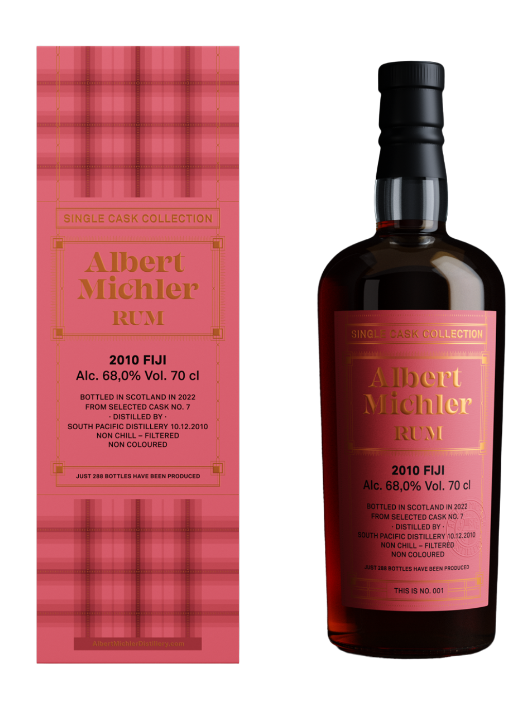 Albert Michler Single Cask Fiji 2010 68% 0,7l