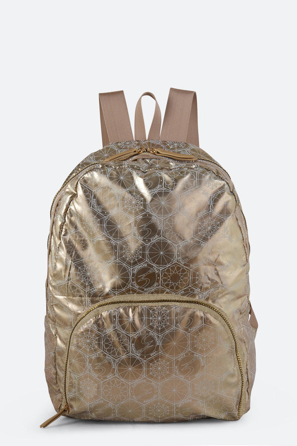 EasyChic Sparkly Gold Backpack