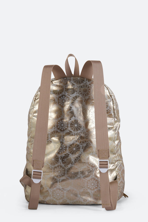 EasyChic Sparkly Gold Backpack