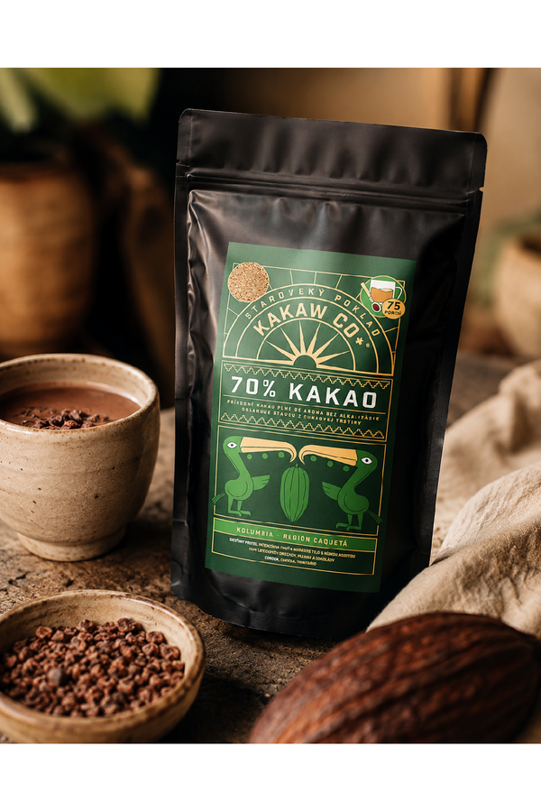 70% Kakava - Kolumbija Caquetá Teža: 250 g