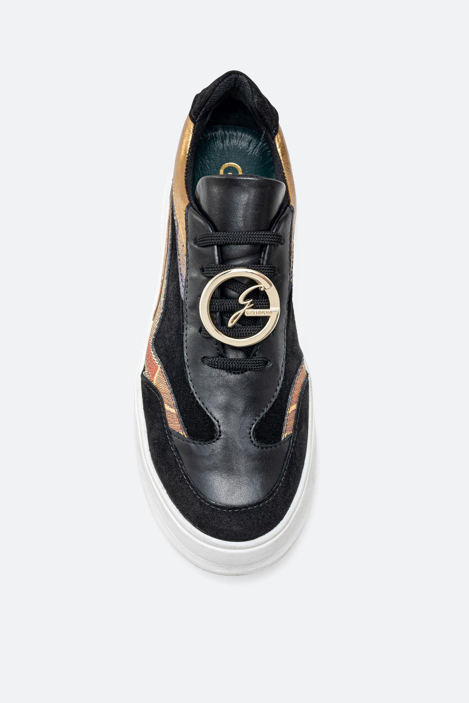 Dubois Suede Sneakers Planetarium Print Black