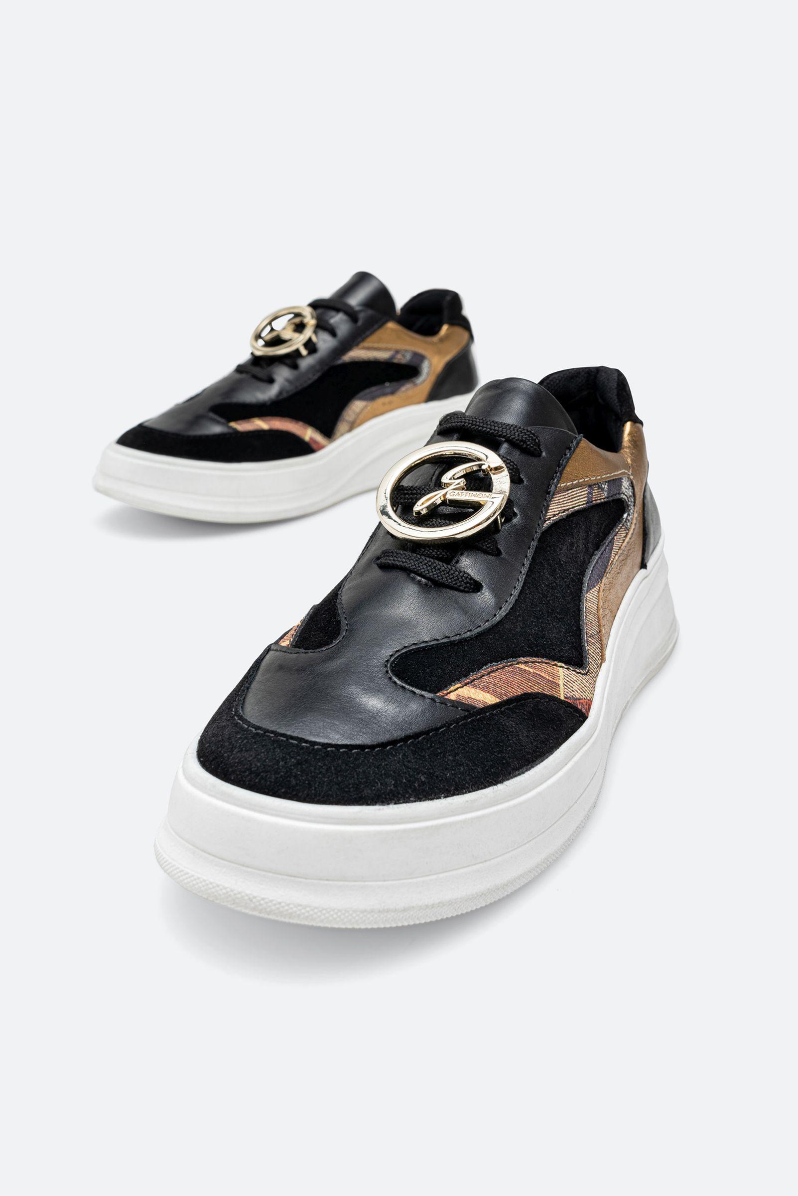 Dubois Suede Sneakers Planetarium Print Black