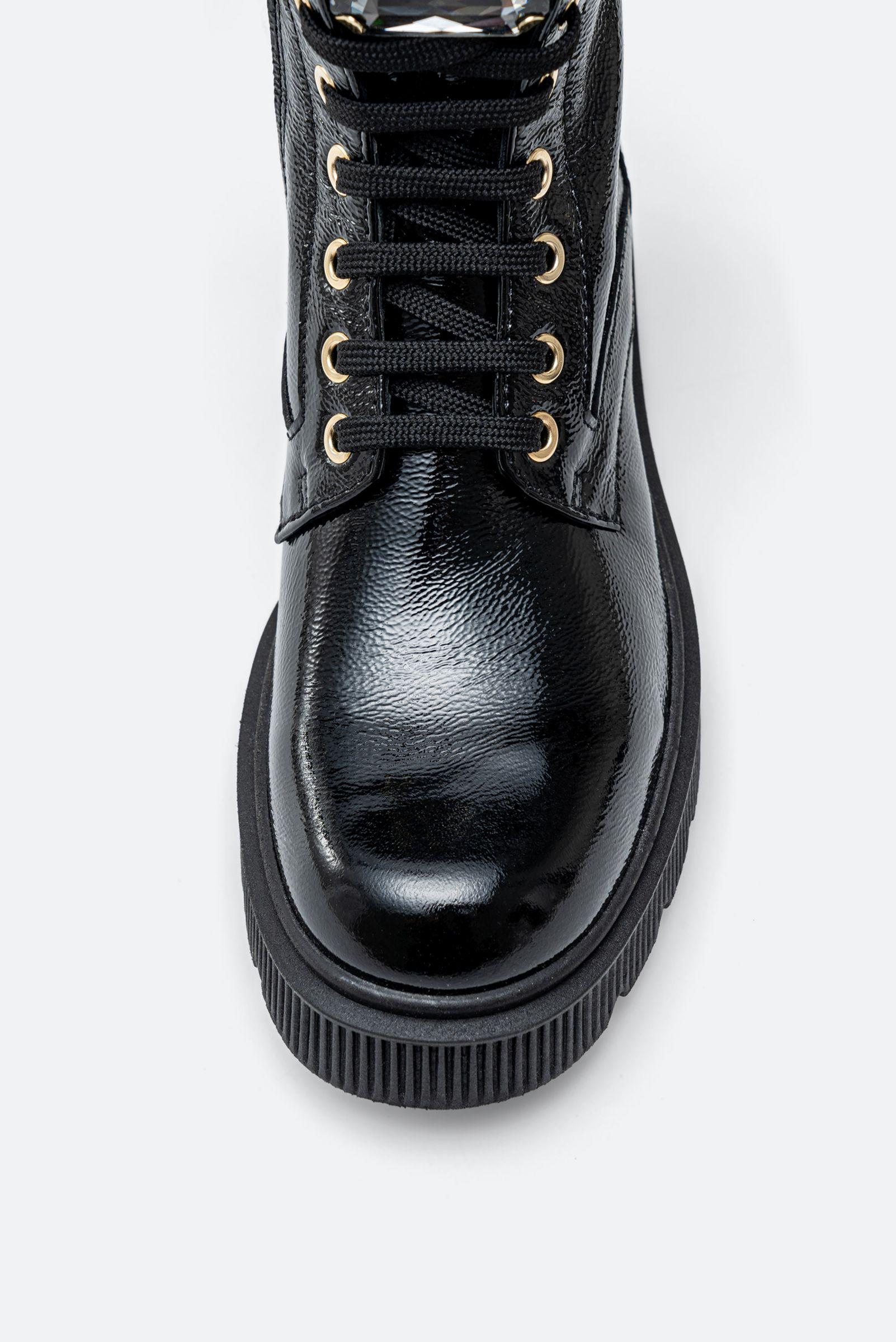 Stivaletto Joplyn in pelle lucida colore nero