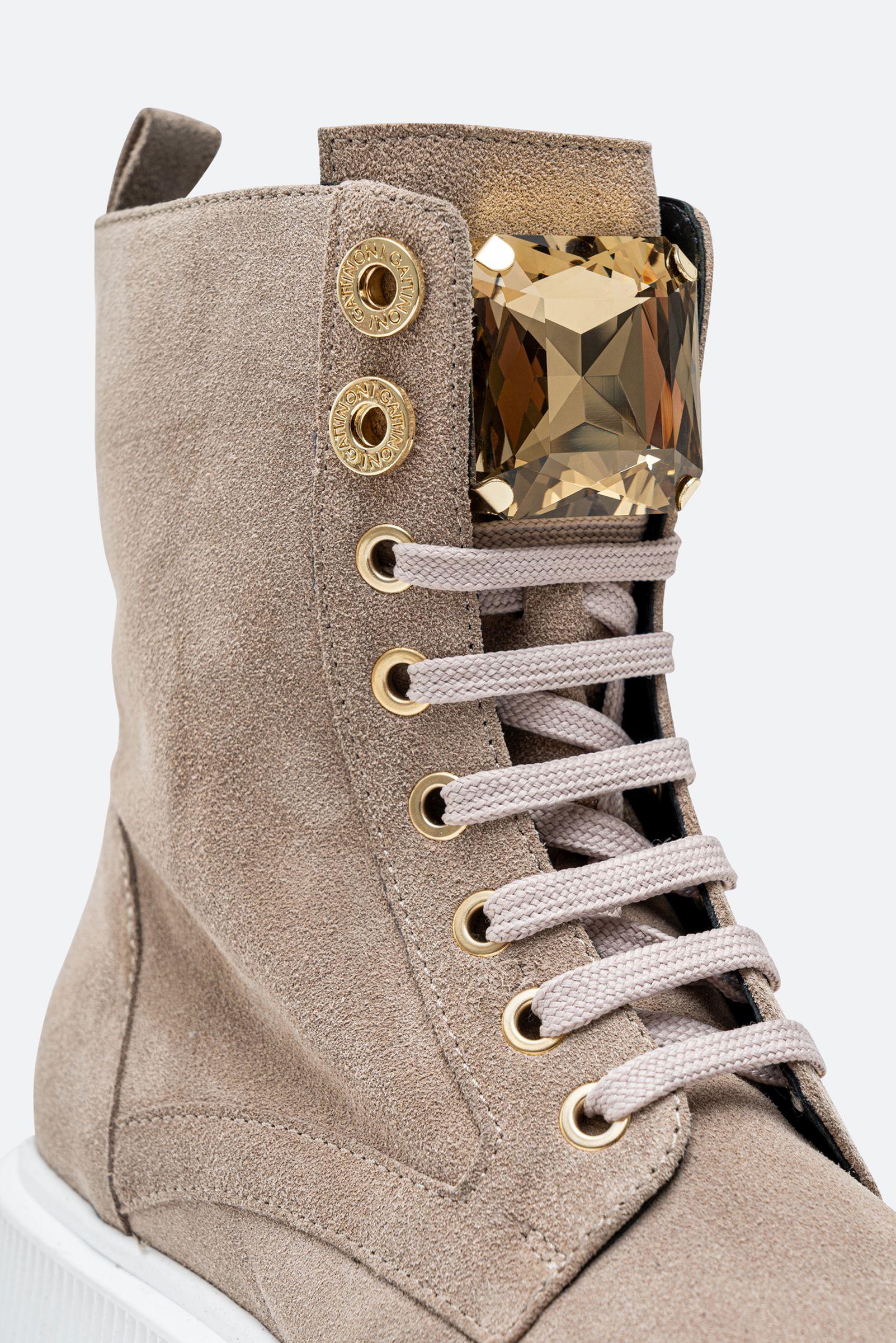 Stivaletto Joplyn scamosciato colore beige