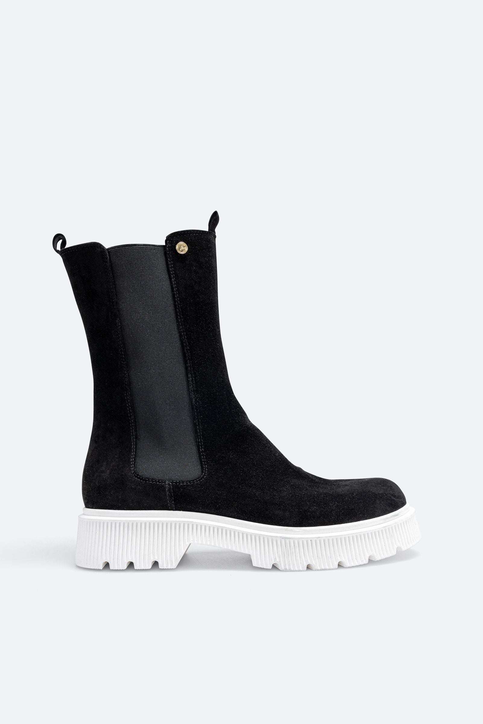 Stivaletto Joplyn in pelle scamosciata colore nero