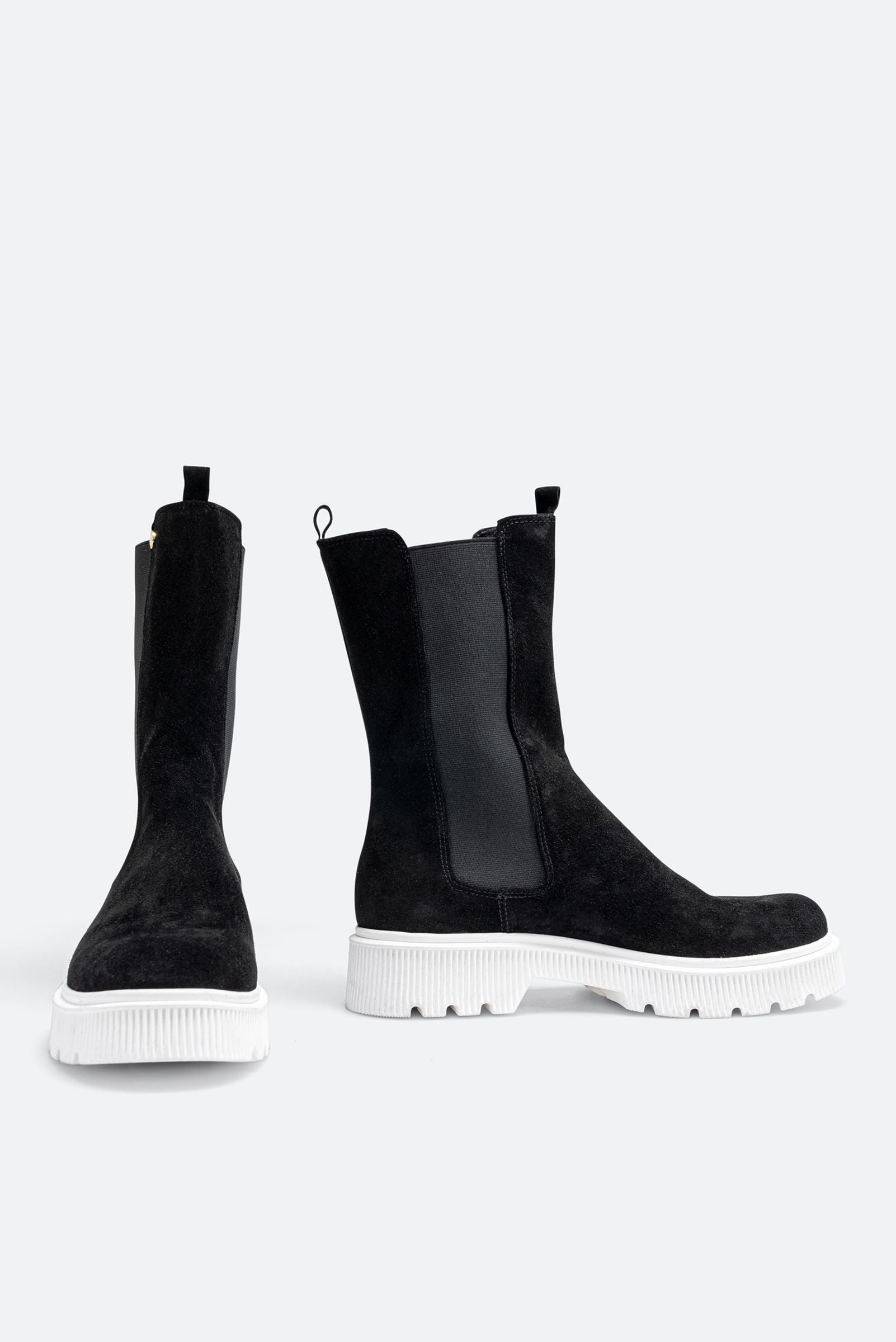 Stivaletto Joplyn in pelle scamosciata colore nero