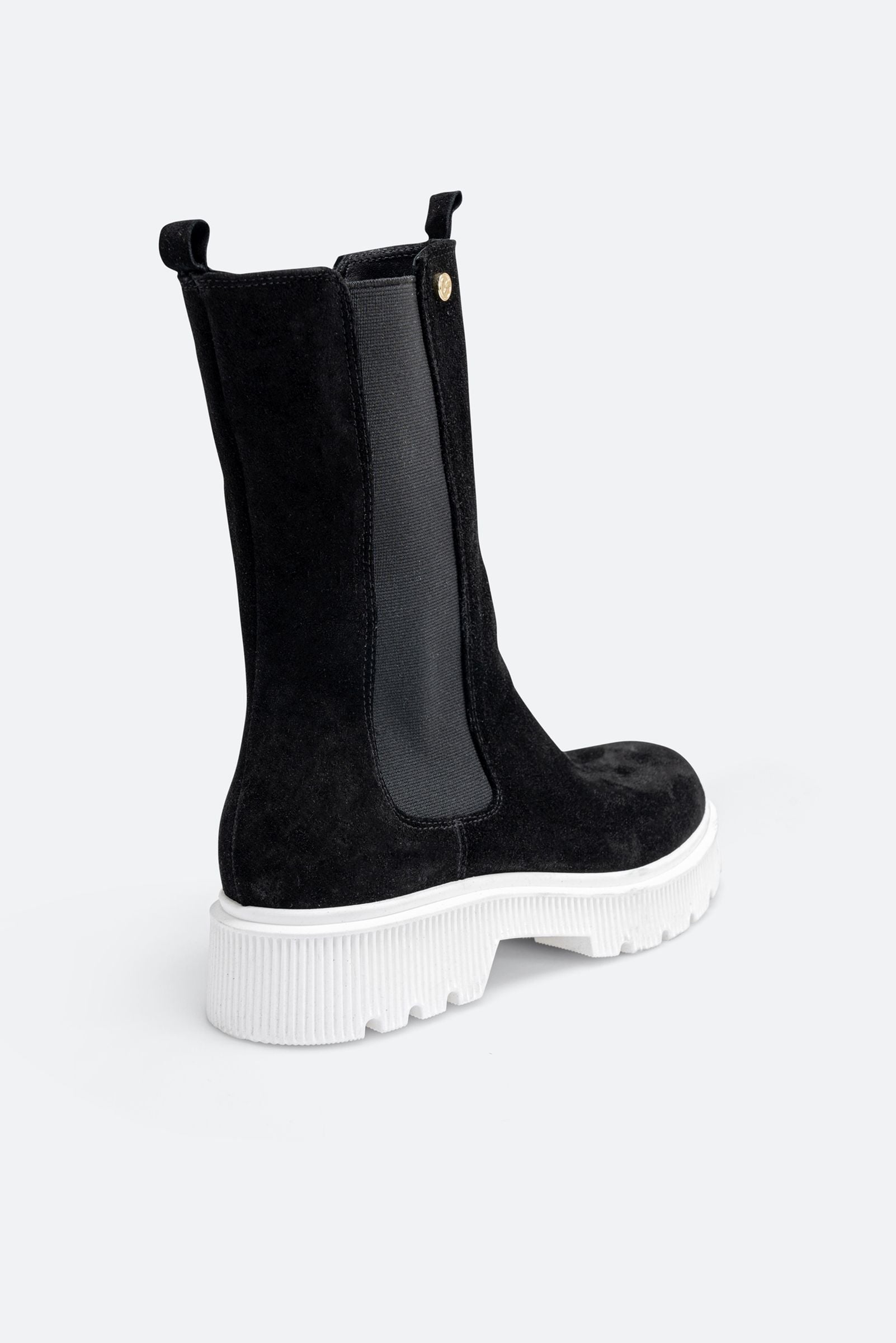 Stivaletto Joplyn in pelle scamosciata colore nero