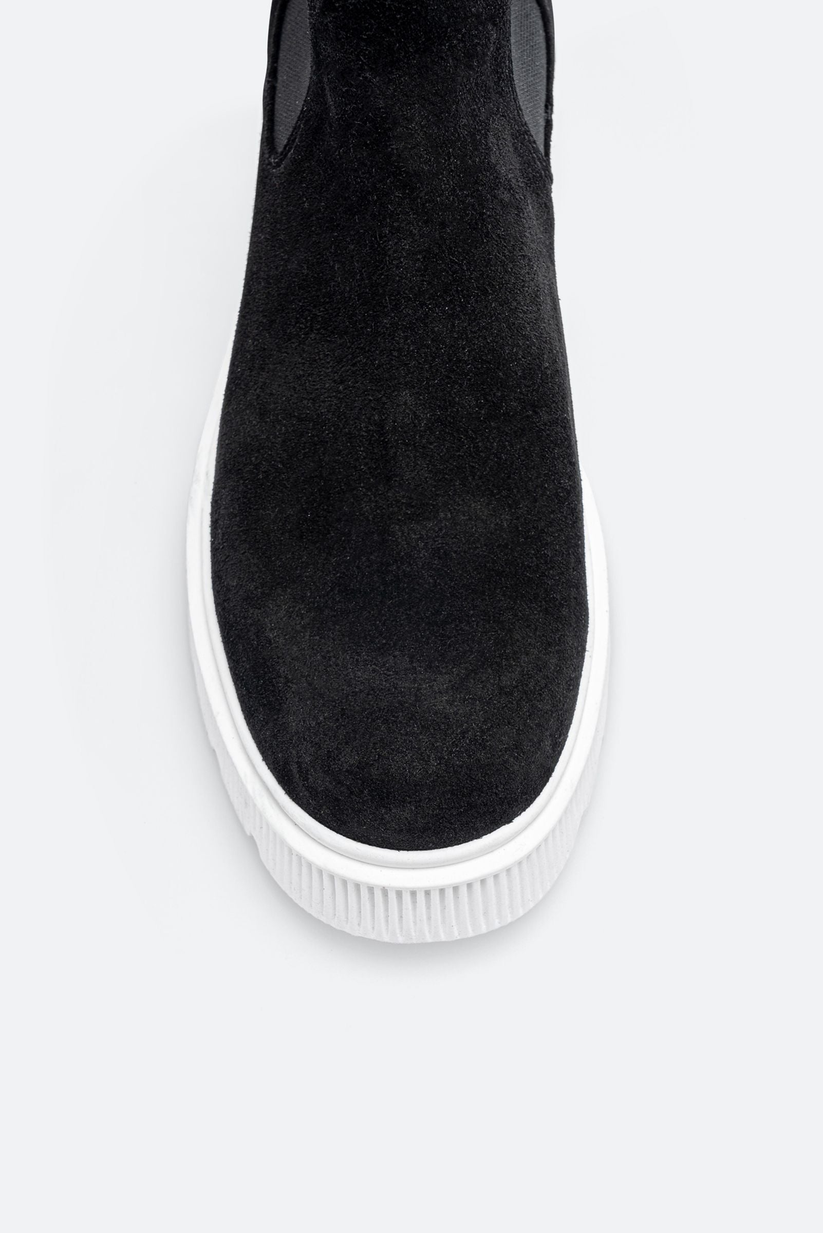 Stivaletto Joplyn in pelle scamosciata colore nero