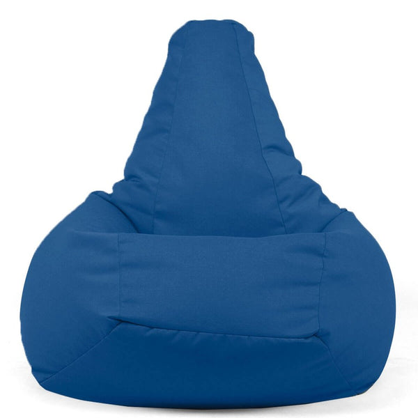 Poltrona Sacco da giardino in palline di polistirolo e tessuto acrilico 68 SESSANTOTTO Blu Elettrico by Arketicom (2022325747781)