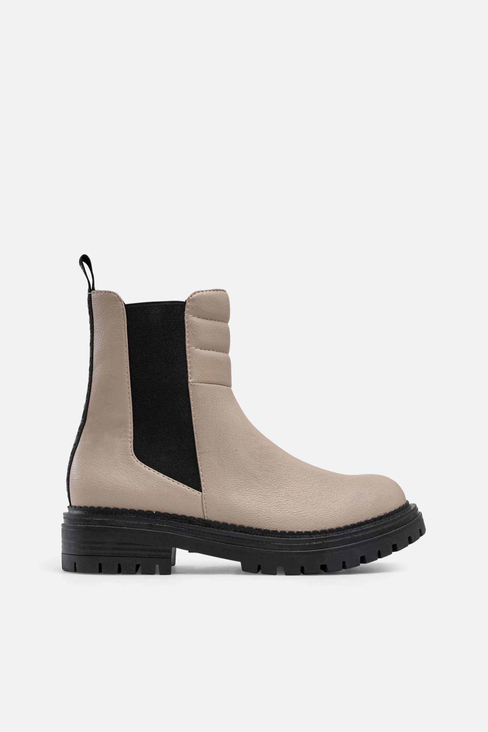 Bottine Melfort en Similicuir Beige