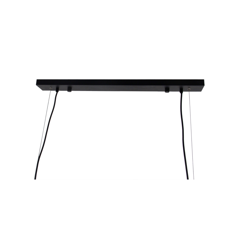 Moderne Chericoni Curvato Hängelampe, Ø40 cm, 2-flammig, E27, Schwarz, sorgt für gleichmäßige und warme Beleuchtung.