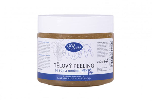 Body Scrub with Salt and Honey - Lemongrass PLEVA 300 g