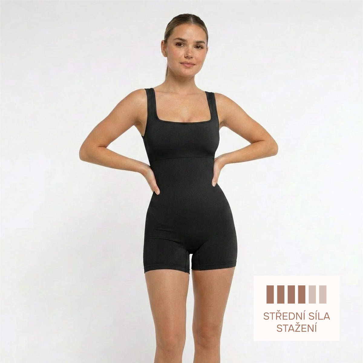 Shaping Summer Jumpsuit for Every Occasion, BLACK XL/XXL