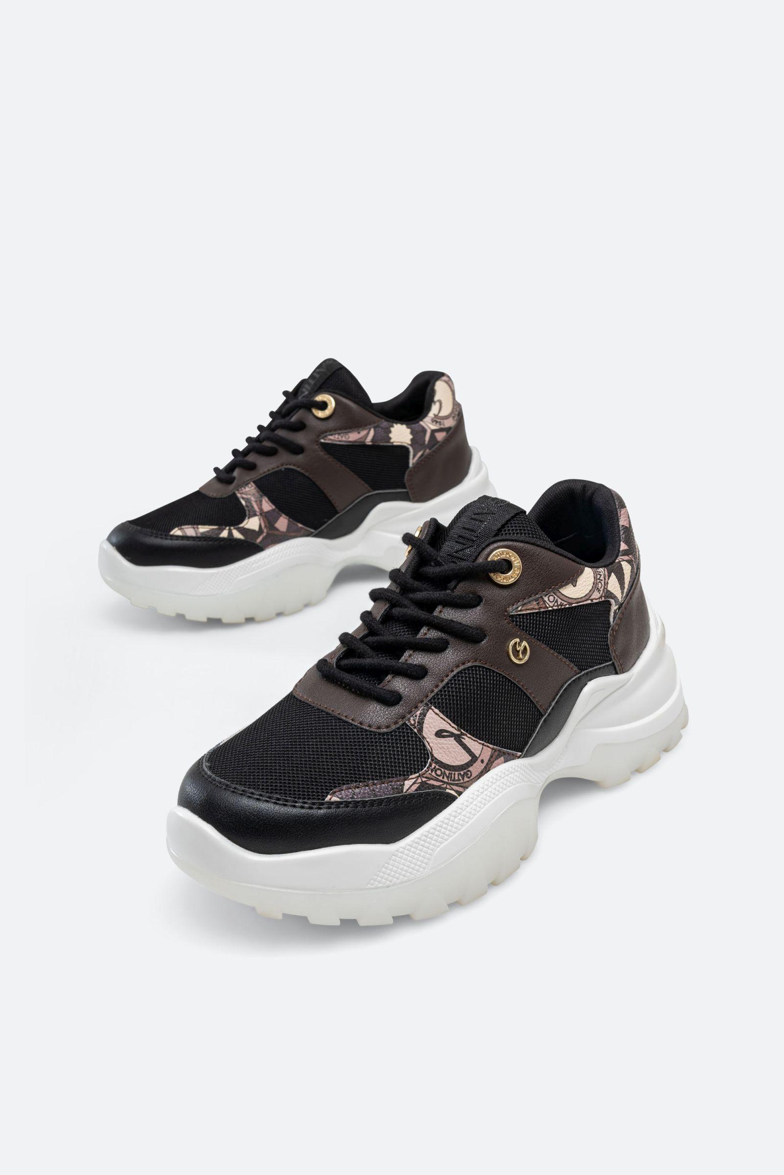 Osaka Sneakers in Faux Leather Teodosia Desert Print