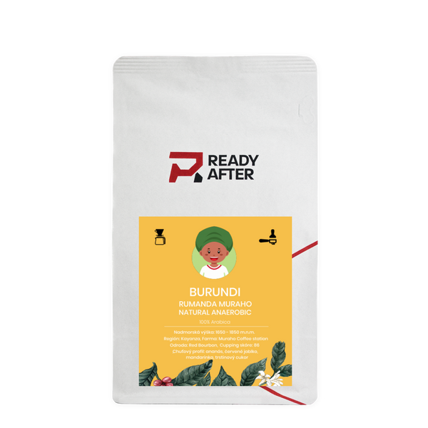 Burundi Rumanda Muraho Natural Anaerobic - 100% Arabica Káva Balení: 1000g
